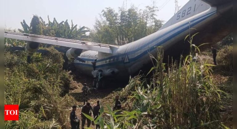 6 including pilot injured as Burmese Army plane crashes in Mizoram | India News – Times of India