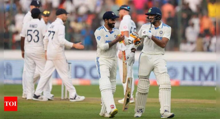 1st Test: Jadeja, Rahul fifties put India in box seat against England on Day 2 | Cricket News – Times of India