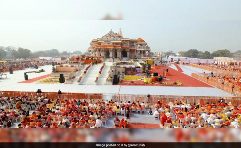 Man Ends 32-Year Barefoot Vow As Ram Temple Idol Consecrated In Ayodhya