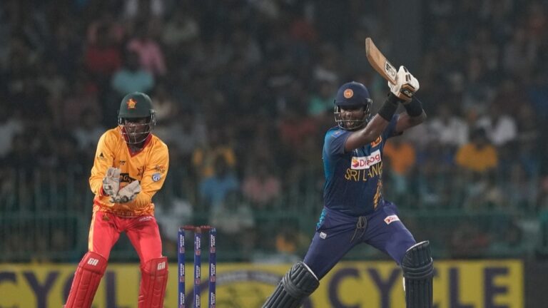 Sl vs ZIM, 1st T20I: Comeback man Angelo Mathews shines as Sri Lanka win thriller in Colombo