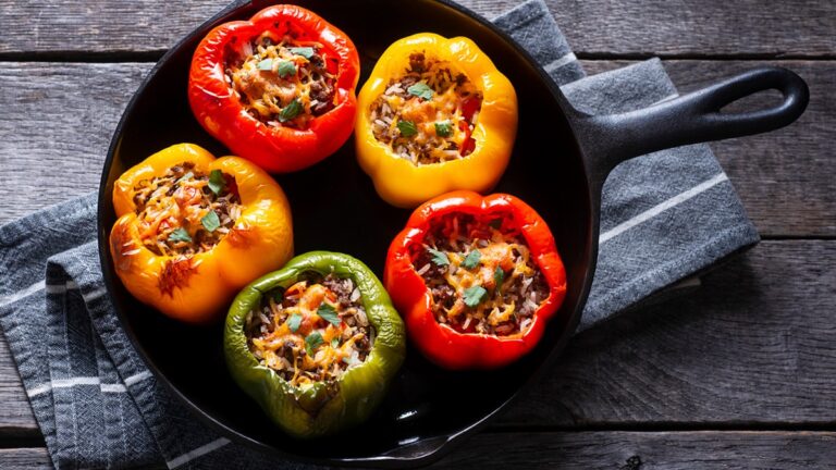 Looking For A Snack To Impress Your Guests? Try These Mexican Stuffed Bell Peppers