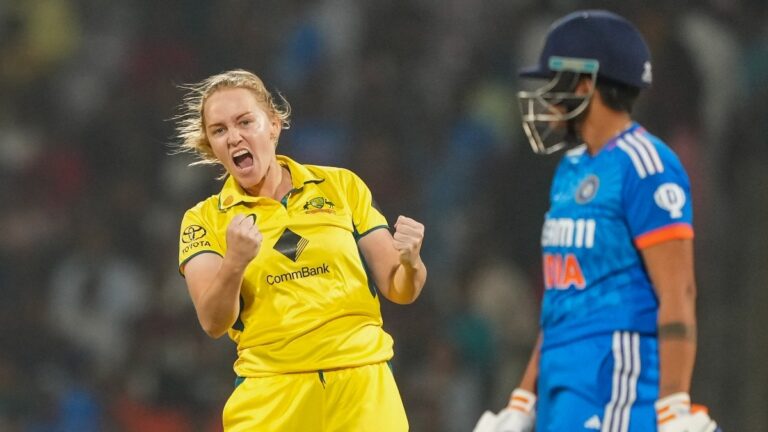 INDW vs AUSW, 2nd T20I: Ellyse Perry, Kim Garth guide Australia to 6-wicket win, level series 1-1