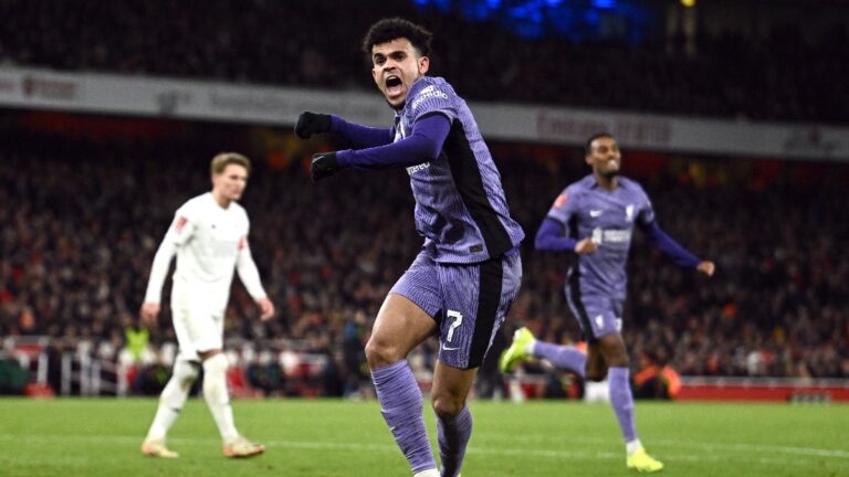 FA Cup: Luis Diaz stars as Liverpool beat Arsenal 2-0 at Emirates to advance to round 4