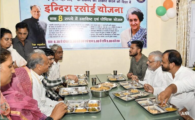 Rajasthan BJP Renames 'Indira Rasoi Yojana' Launched By Congress Government