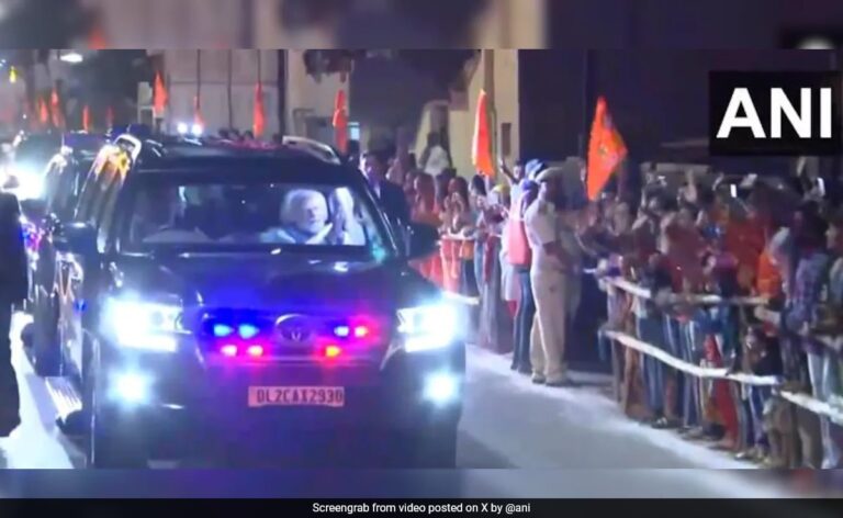 Watch: On Gujarat Visit, PM Modi Holds Mega Roadshow In Jamnagar