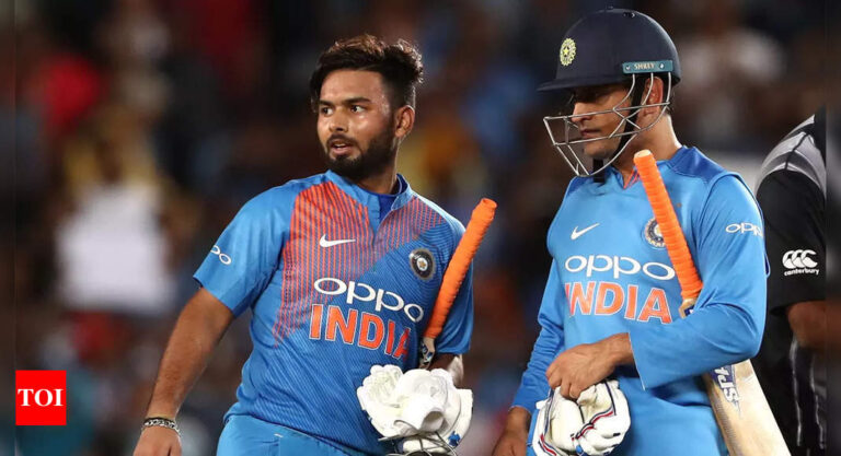 'I couldn't breathe…': Rishabh Pant opens up about pressure due to comparisons with MS Dhoni – Times of India