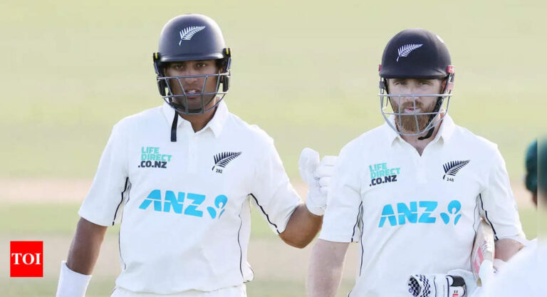 Rachin Ravindra bluntly refuses to share his Player of the Match award with Kane Williamson | Cricket News – Times of India