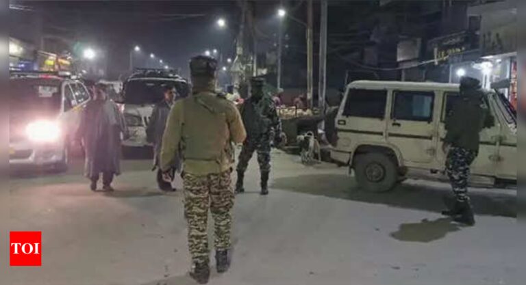 Migrant worker shot dead, another injured by terrorists in J&K's Srinagar | India News – Times of India