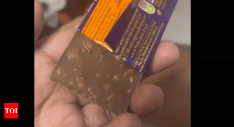 Hyderabad man finds live worm in Dairy Milk Chocolate, Cadbury replies | India News – Times of India
