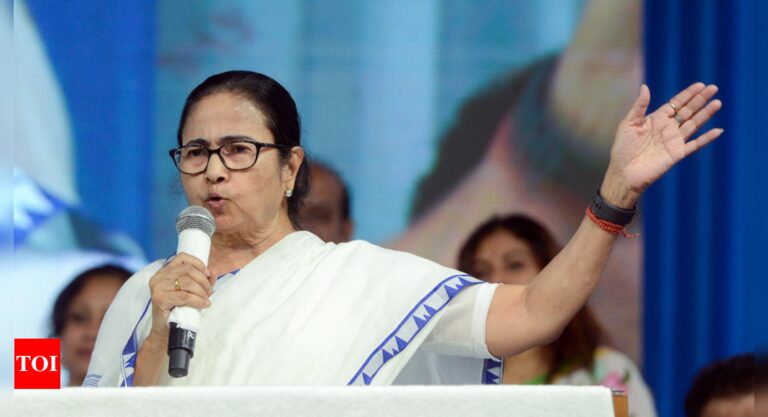 Mamata Banerjee targets BJP, Left, Congress over Sandeshkhali violence | India News – Times of India