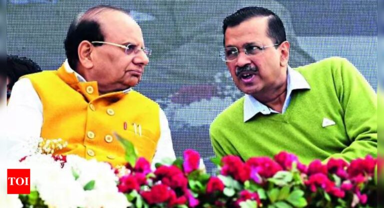 Budget stalled for no reason, table it: LG to CM | India News – Times of India