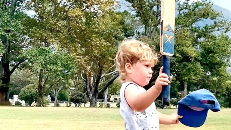 Watch | Australian toddler flaunts batting prowess after U19 team's World Cup win: Gen alpha already ready to rule