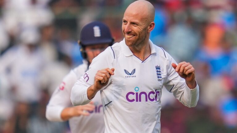 India vs England: Spinner Jack Leach ruled out of remainder of Test series due to injury