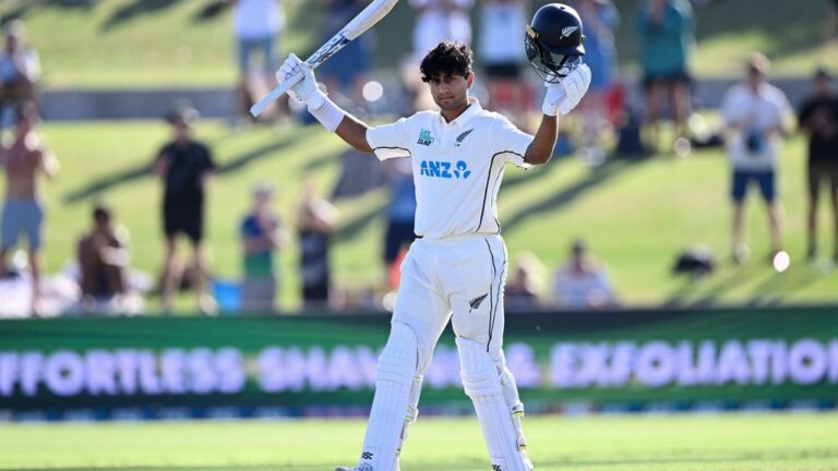 NZ vs SA: Rachin Ravindra becomes 4th New Zealand batter to turn his maiden Test hundred into double hundred