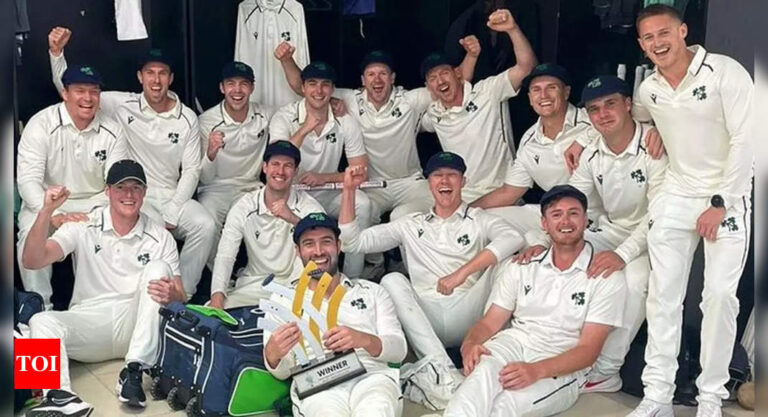 Ireland Make History with Maiden Test Victory, Surpassing India, New Zealand, and South Africa | Cricket News – Times of India