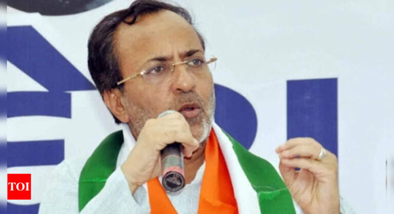 'Insulted Lord Ram': Former Gujarat Congress chief Arjun Modhwadia quits party | India News – Times of India
