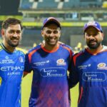 3 T20 World Cup winning captains in 1 frame: Dhoni, Rohit, Surya reunite at Chepauk