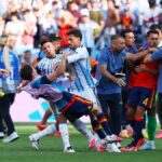 Argentina player hits Spain star on the face after World Cup final loss: Unseen footage