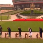 PM Modi, Brics leaders take part in joint tree plantation at Bharat Mandapam: Watch