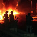 LPU protests: Over 2,000 police deployed after stone-pelting, vehicles set ablaze