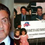 After his infant daughter underwent heart surgery in 1996, Sylvester Stallone donated $200,000 to help other children with heart defects