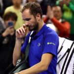 Terribly sorry: Daniil Medvedev apologises after hitting fan with ball at China Open