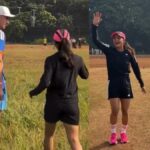 Watch: Shreyanka Patil uses Zimbabwe T20I break to train with Kevin Pietersen